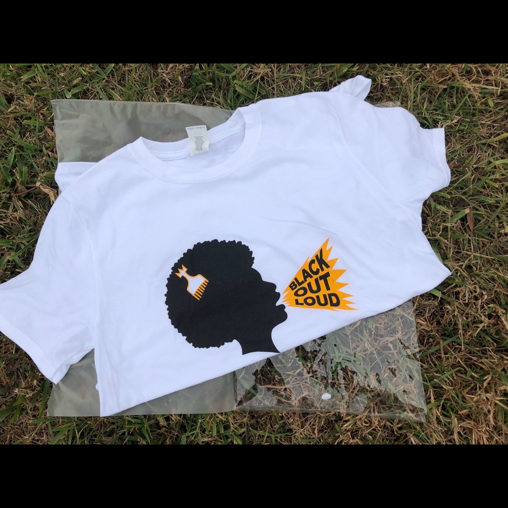 BRAND NEW Black Out Loud/Black Lives Matter TShirt